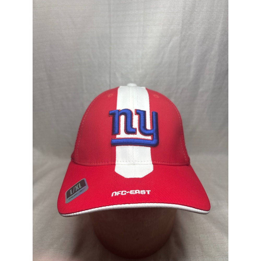 NY Giants Reebok NFL Authentic Second Season Sideline Cap‎ Hat Red L/XL Football